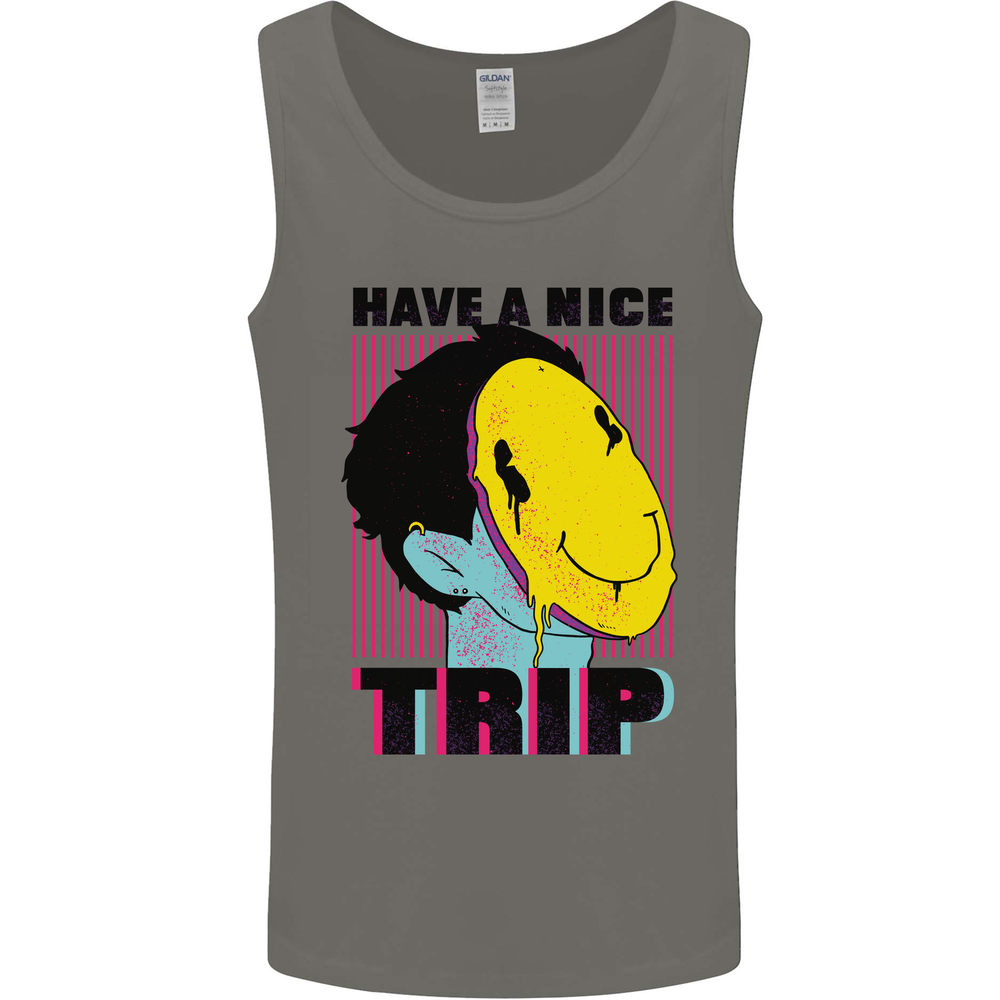 Acid Have a Nice Trip LSD Trippy Mens Vest Tank Top-image