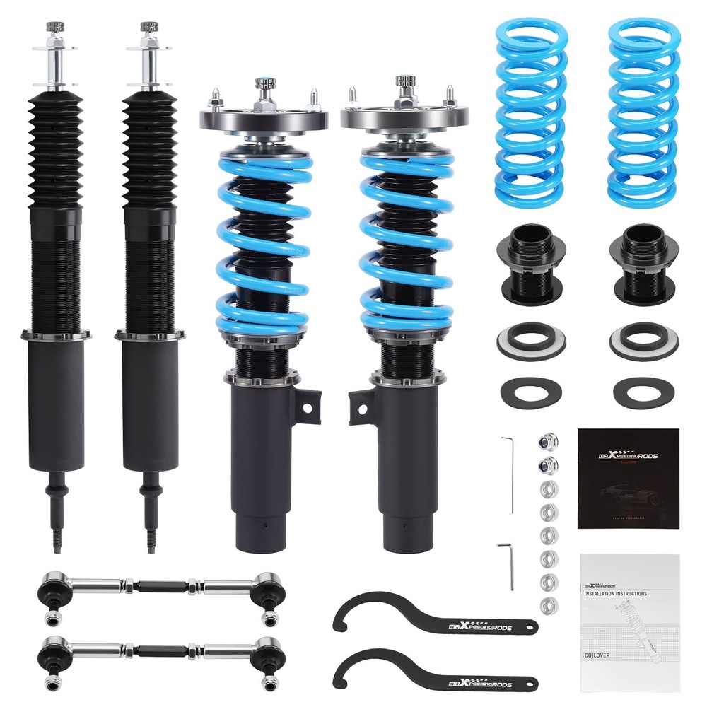 24 Way Adjustable Damper Coilovers Struts fit for BMW E90 E92 E93 325i 335i RWD