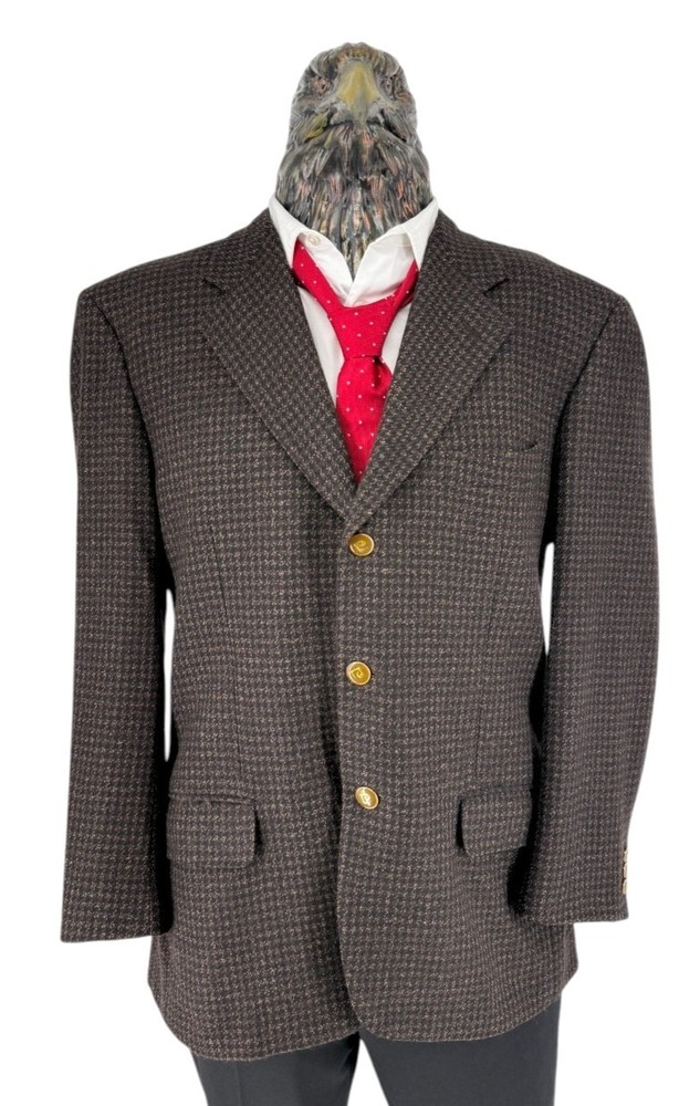 Pierre Cardin Men's Vintage Wool Cashmere Blazer EU54 DE54 US44