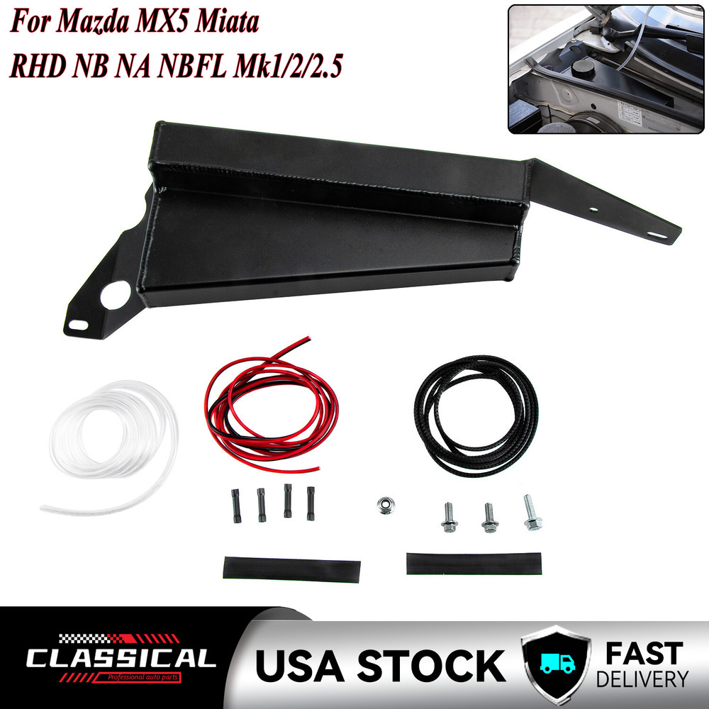 Washer Bottle Relocation Kits Fits Mazda MX5 Miata RHD NB NA NBFL Mk1/2/2.5.