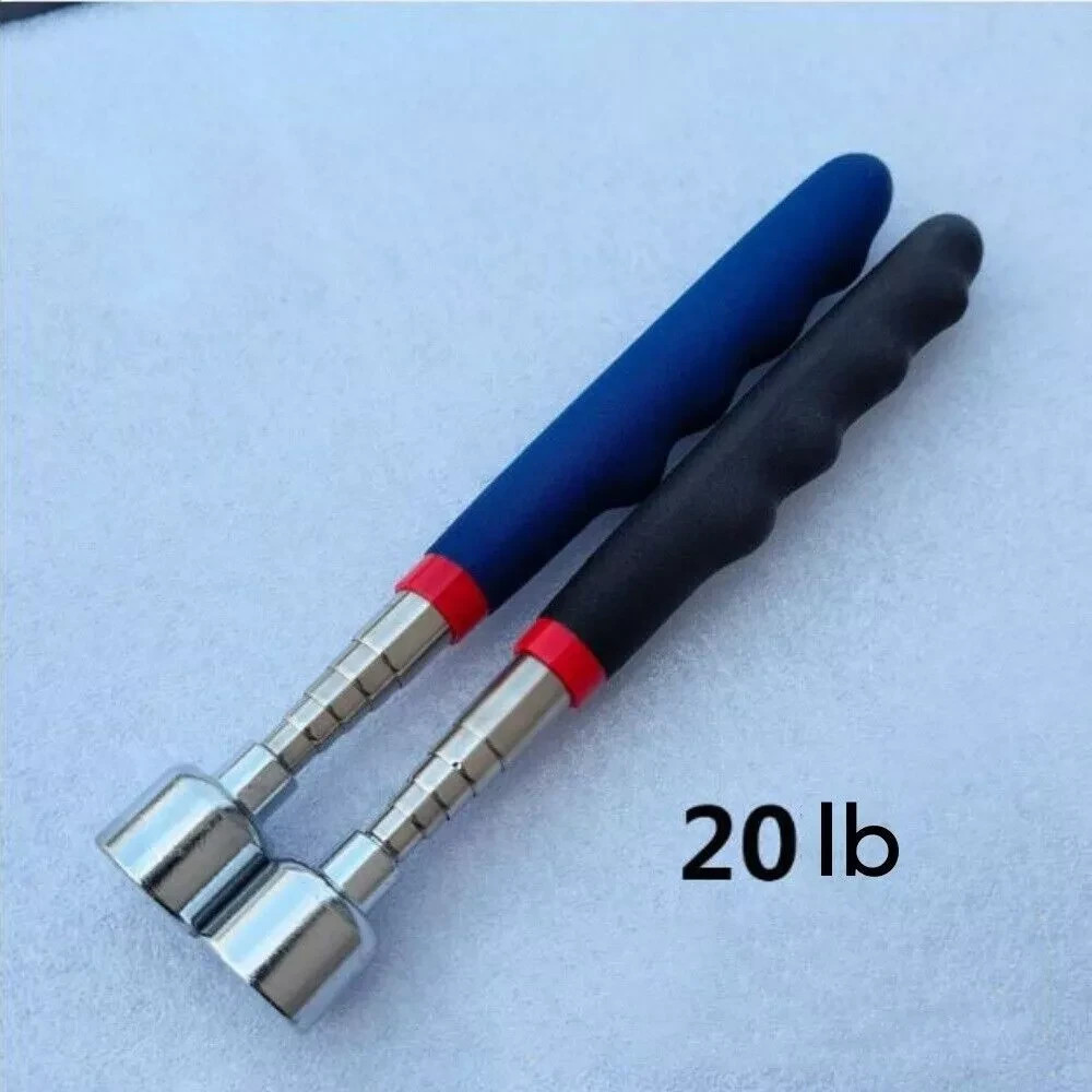 2pcs Telescoping Magnetic Pickup Tool 20lb Magnet Stick Extendable up to 30in
