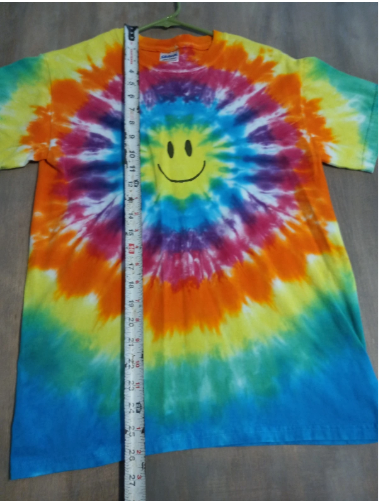 Tye Dye Shirt Smiley Face Men's/ unisex small