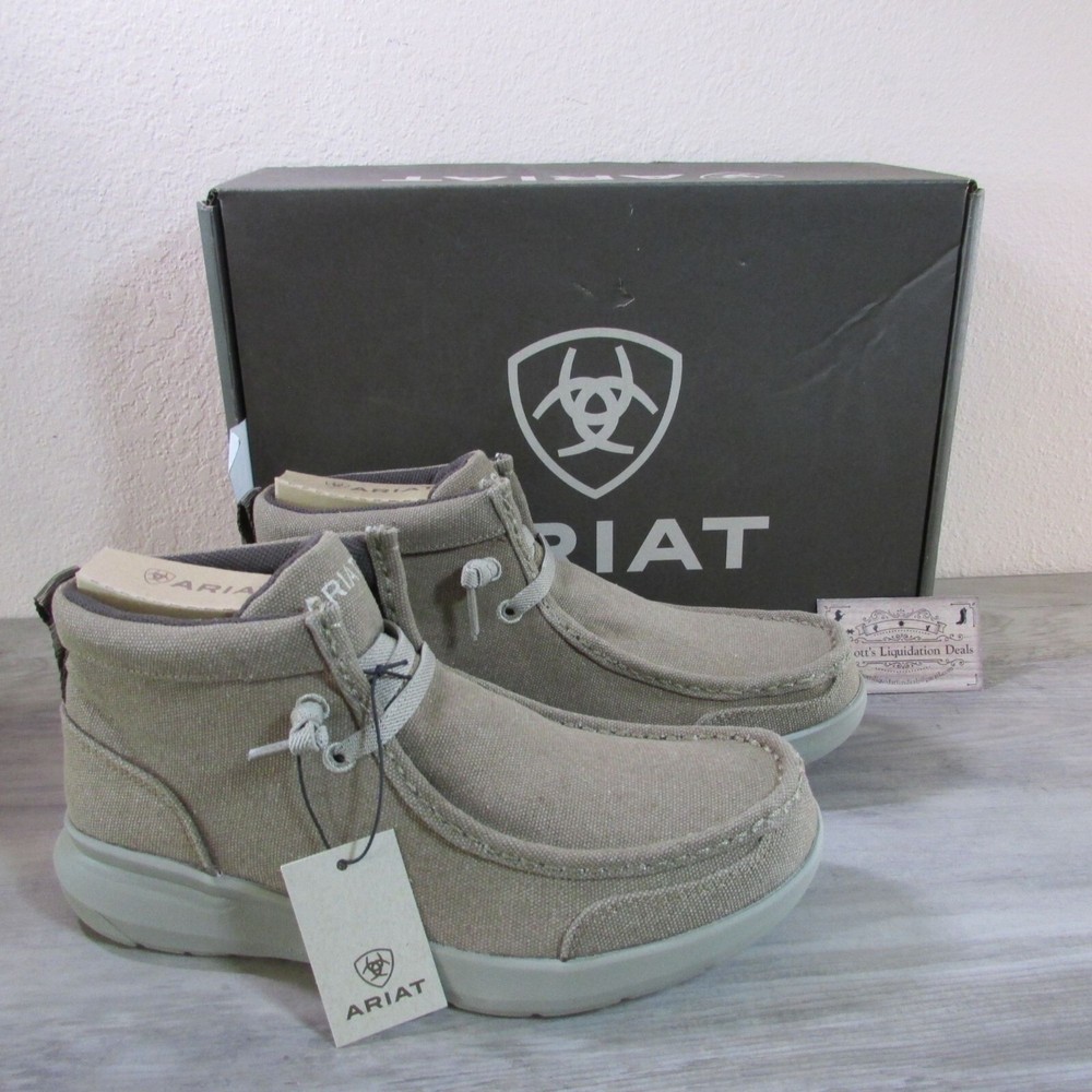 Ariat Mens Hilo Rancher Moc Toe Chukka Boot in Tan 10044549