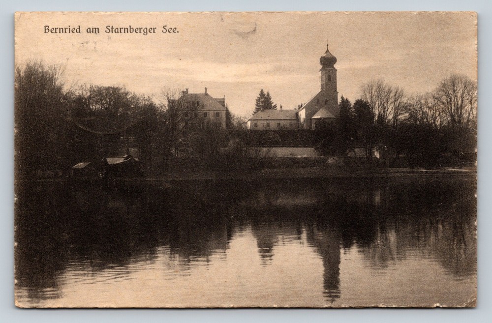 Bavaria Germany Bernried On Lake Starnberg VINTAGE Postcard