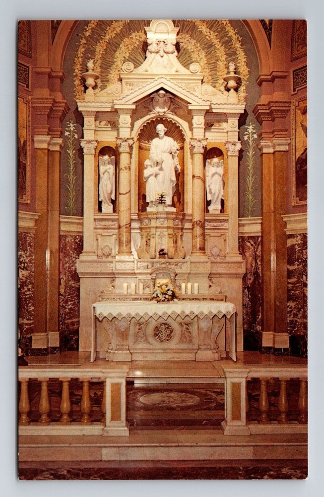 Lackawanna NY-New York, Our Lady Of Victory National Shrine, Vintage Postcard