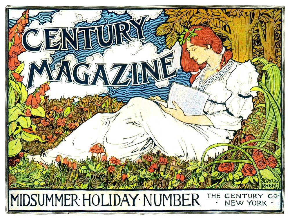 8881.Century magazine.midsummer holiday number.POSTER.art wall decor graphic art