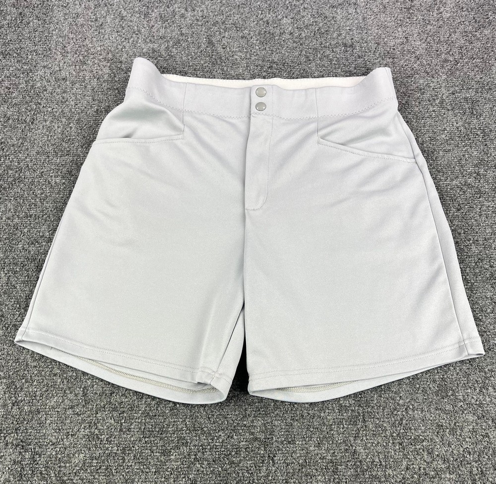 Vintage BIKE Shorts Athletic Gym Coach Baseball USA Men's Large Gray 90s