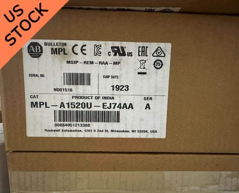 Spot Goods NEW With Warranty MPL-A1520U-EJ74AA Servo Motor US Stock Fast Ship