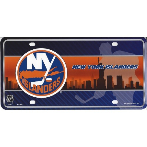 New York Islanders NHL Metal License Plate Officially Licensed USA Made