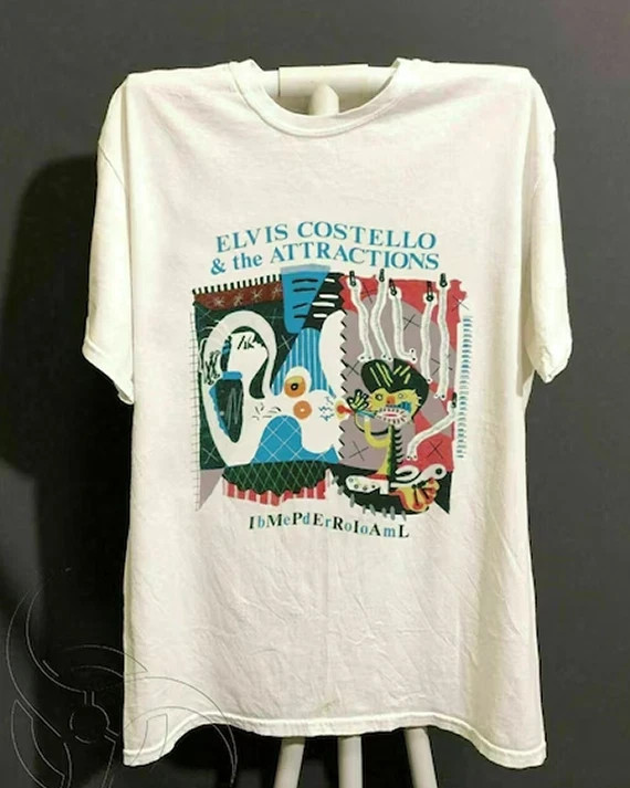 Elvis Costello And The Attractions T Shirt Full Size S-5XL BO2512