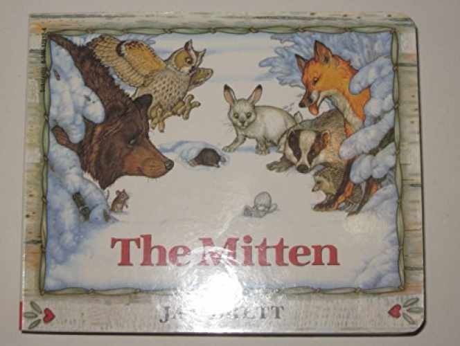 The Mitten - Board book, by Jan Brett - Very Good