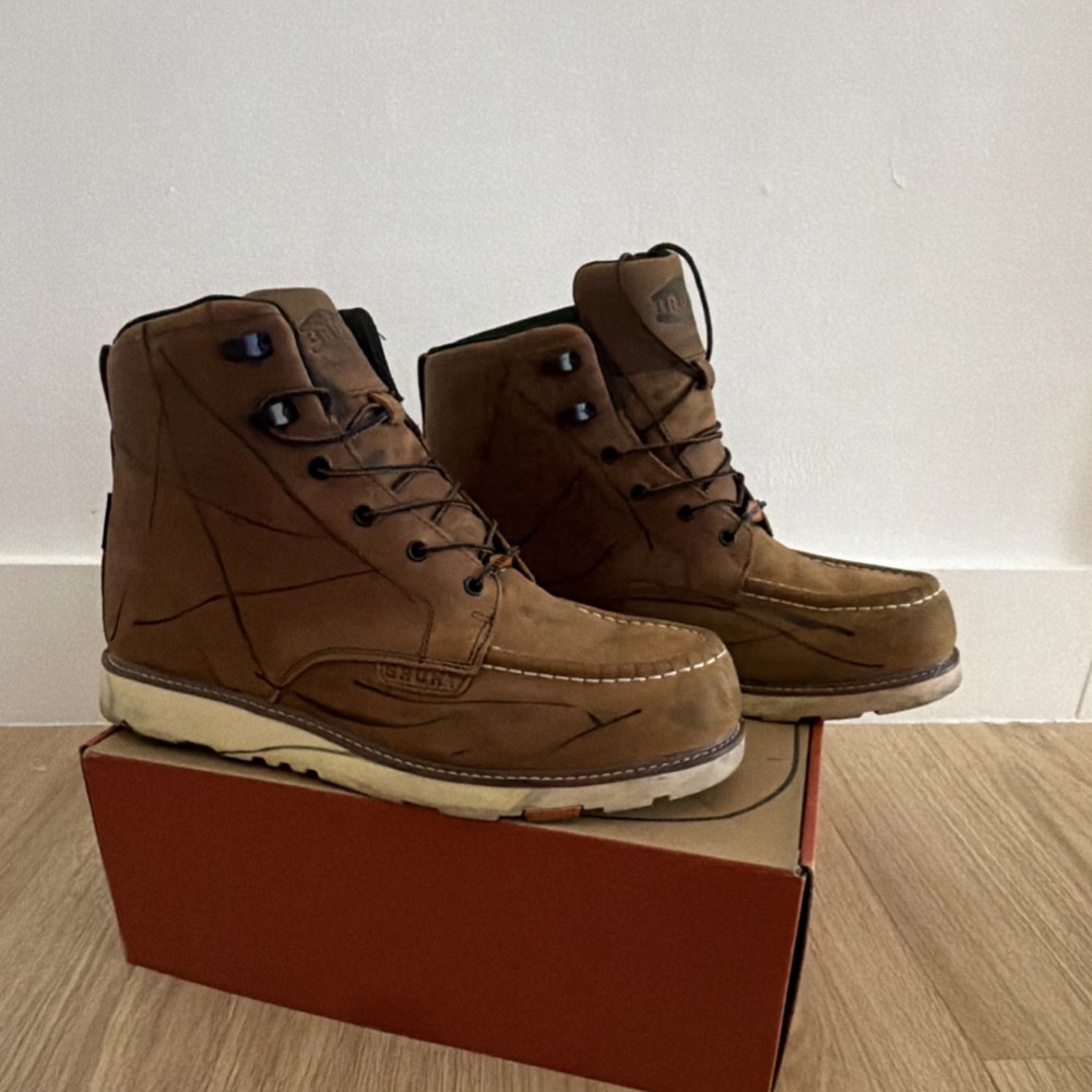 BRUNT Marin Leather Work Boots Men’s Size 14 Medium Electrical Hazard (EH)#3