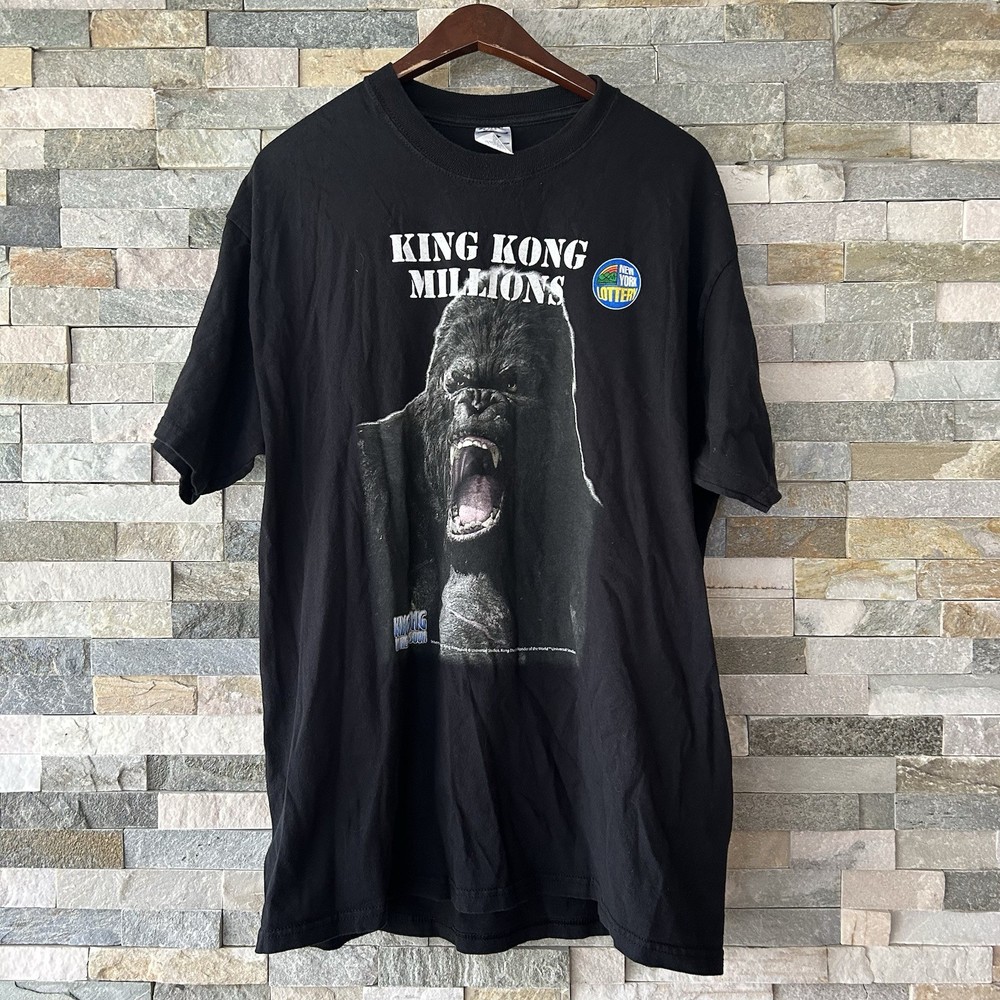 Vintage King Kong Movie Promo Lottery T Shirt Mens XL