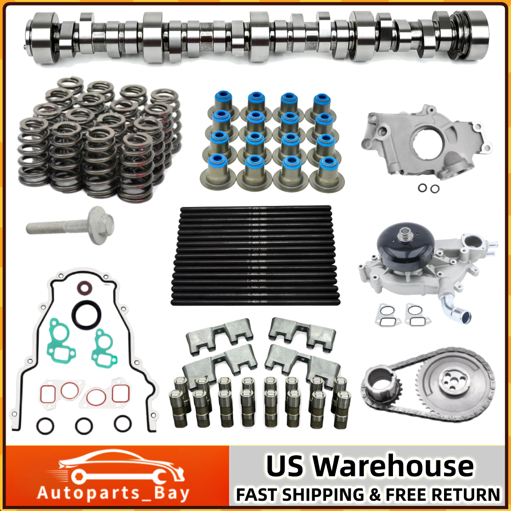 Sloppy Stage 2 Camshaft Lifters Springs w/ more for Chevy GM 4.8 5.3 6.0 6.2 LS1