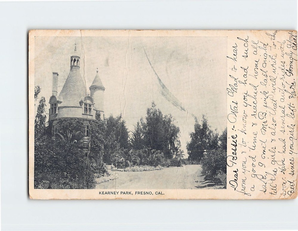 Postcard Kearney Park Fresno California USA