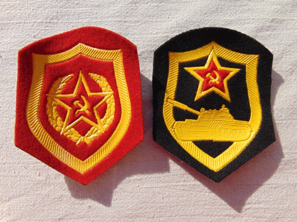 Soviet chevrons were worn on the sleeve. USSR Army. The price is for all 2 piec