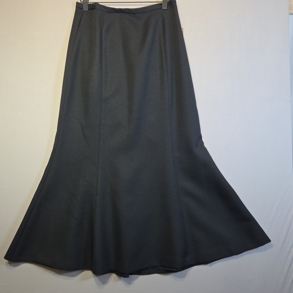 NWT Dress For Success Black Mermaid Maxi Skirt Women’s Size 10 Career Formal USA