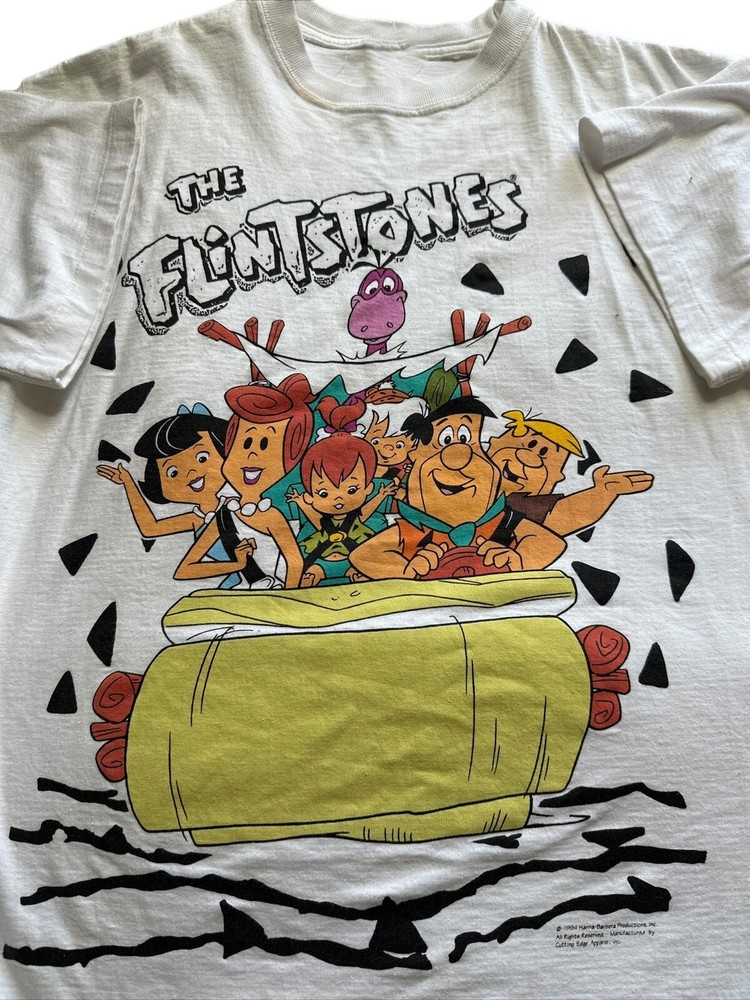 Vintage The Flintstones CARTOON T-shirt All Size S to 5XL BA209 FREE SHIPPING