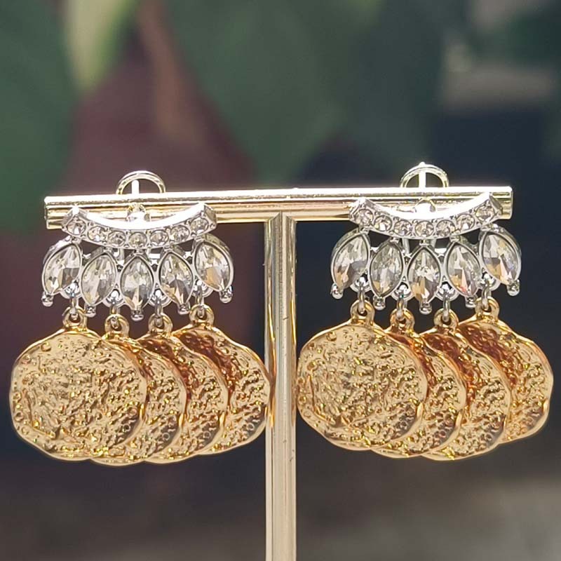 Heidi Daus Tag Bib Statement Drop Earrings for Women Party Vacation Chic Jewelry