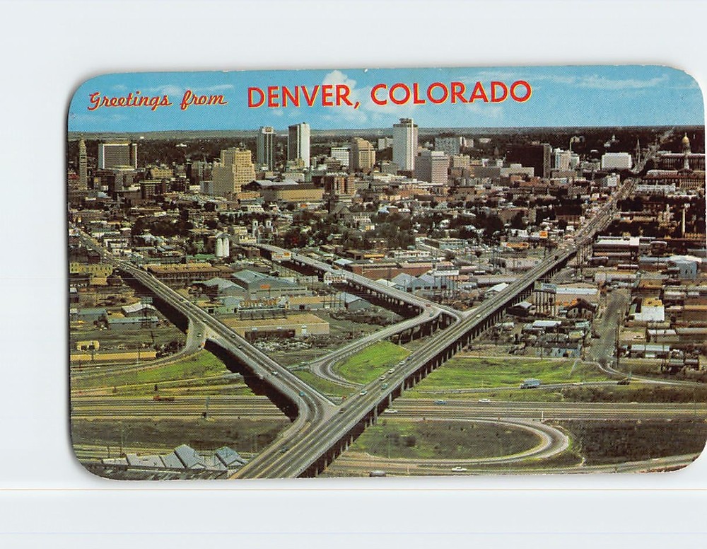 Postcard Greetings from Denver Colorado USA