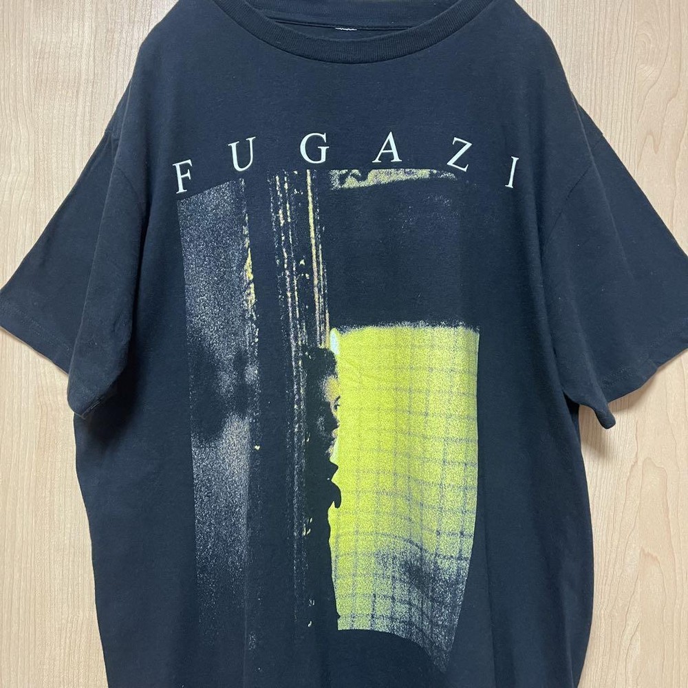 90s Vtg Fugazi band basic black Retro style Men Women Unisex T shirt NH17586