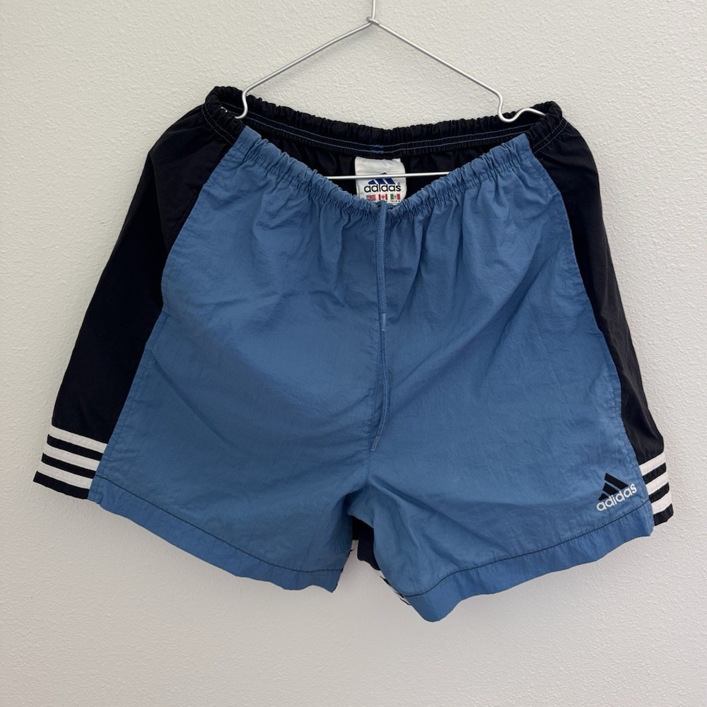 Vintage adidas Athletic Shorts Blue/Black Colorway L