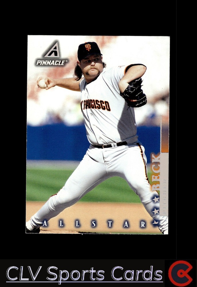 San Francisco Giants Rod Beck #12 Pinnacle Baseball Near Mint or Better