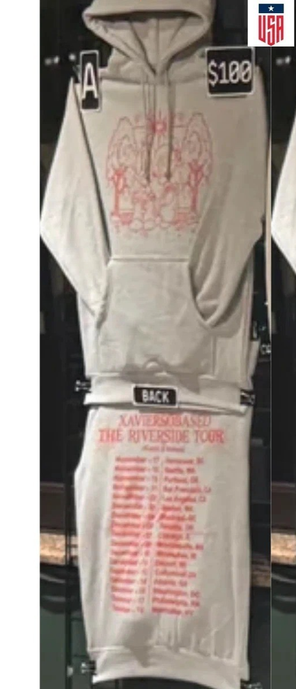 Xaviersobased The Riverside Tour 2025 Merch Hoodie or T-shirt Remake Allsize