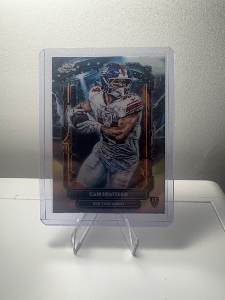 Topps Chrome Cosmic 2025 Cam Skattebo Rookie RC Refractor New York Giants ET-4