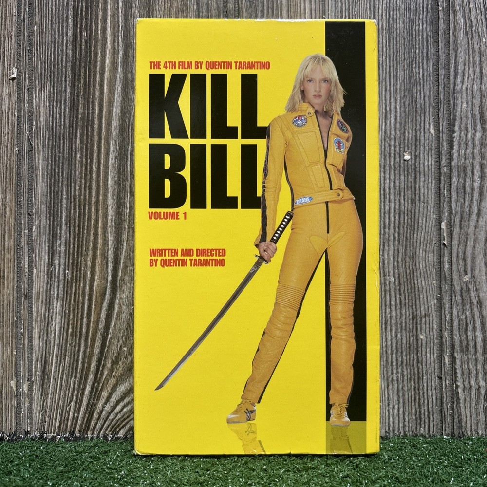 Kill Bill Vol. 1 VHS tape Quentin Tarantino, Uma Thurman 2003 Rare OOP Karate