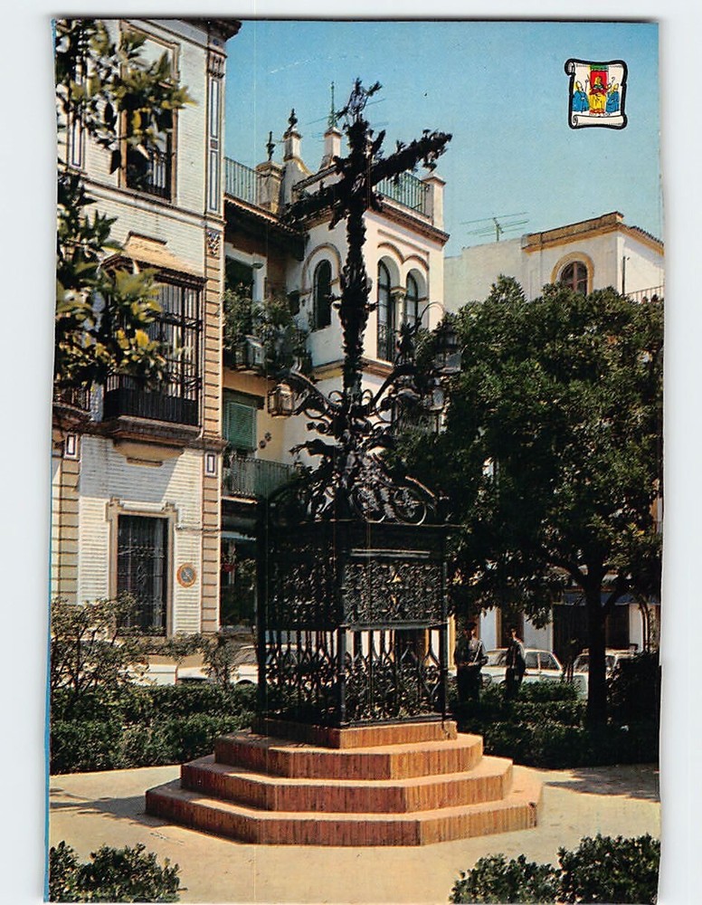 Postcard The Cerrrajeria The Santa Cruz Quartier Seville Spain