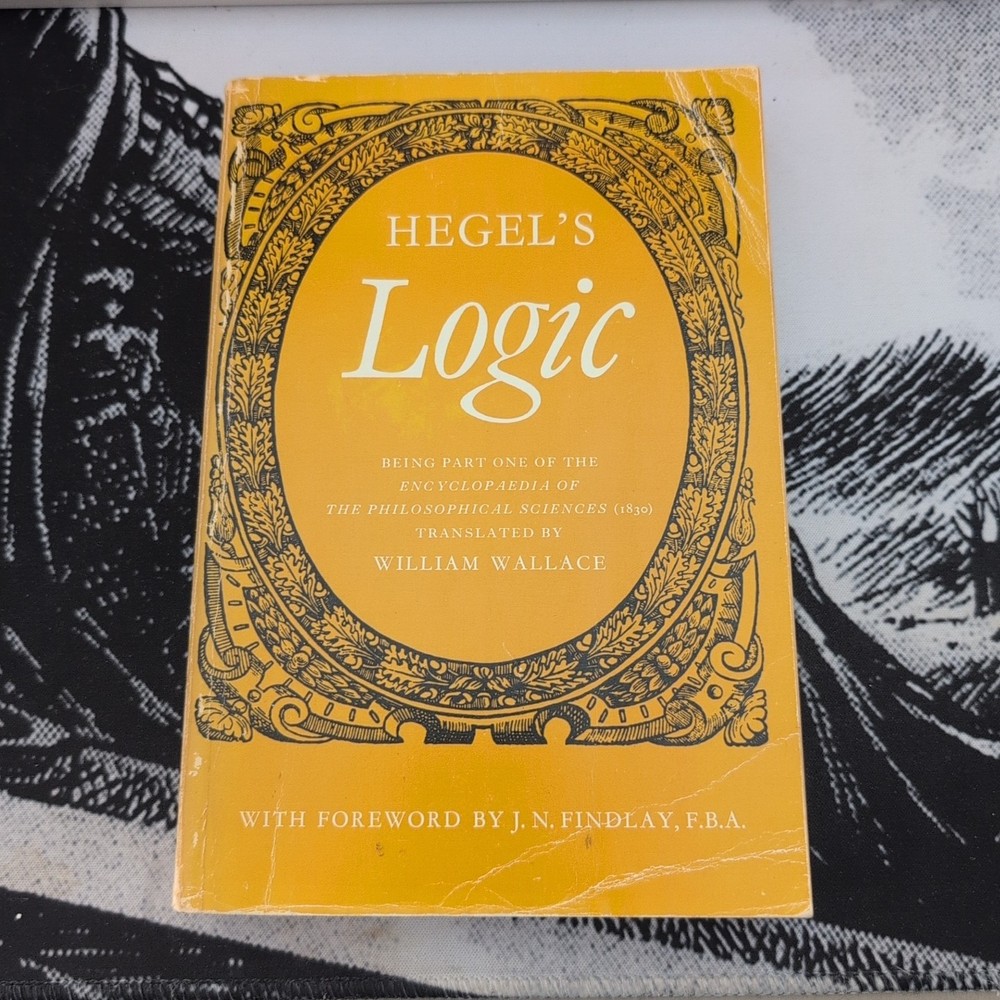 Hegel's Logic 1978 Paperback Translated by William Wallace Vintage