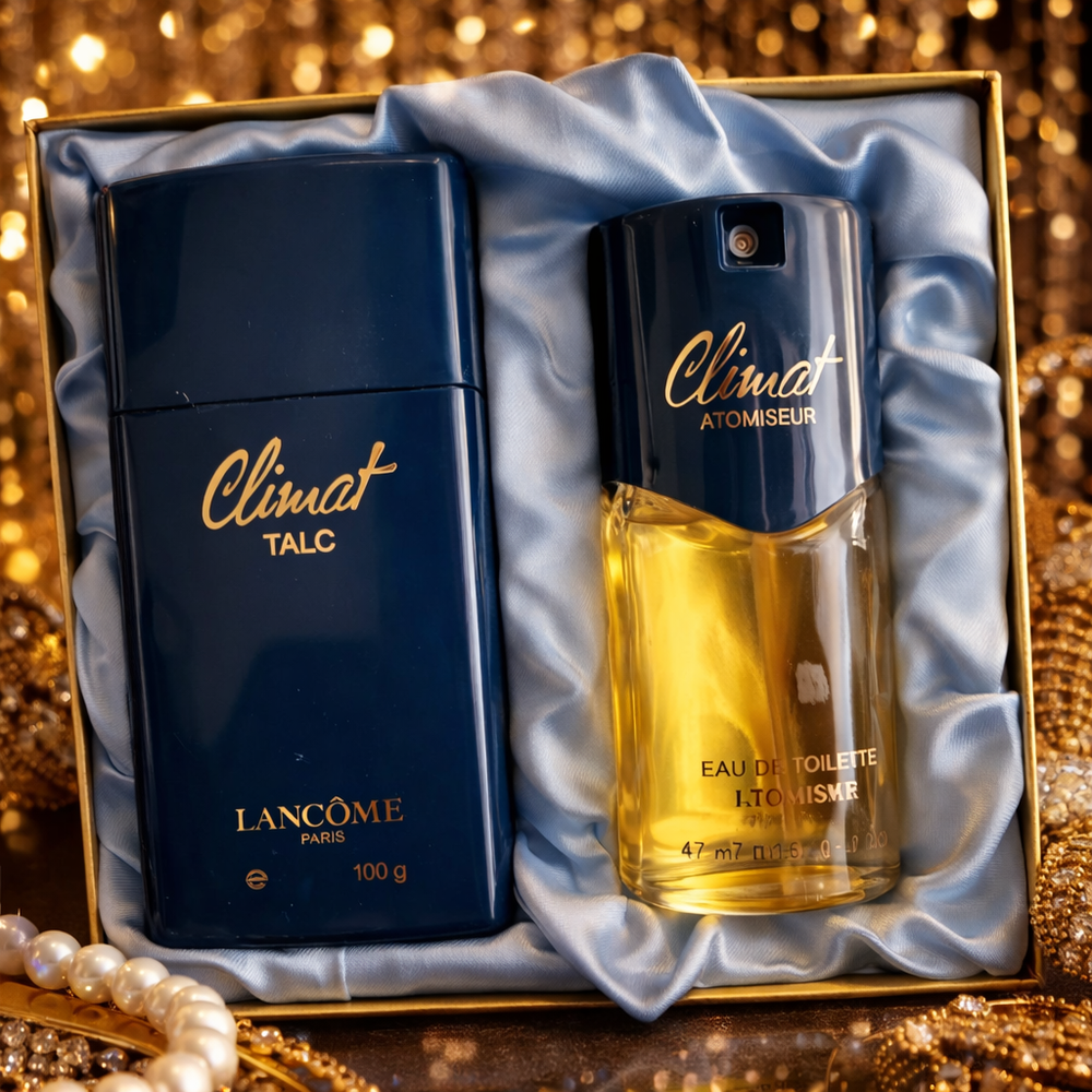 LANCOME CLIMAT EXTREMELY RARE 47ML EDT SPRAY GIFT SET NEW