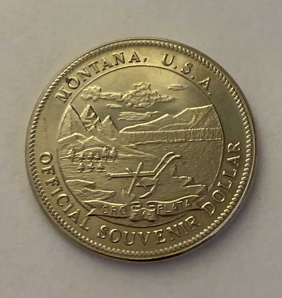 Montana U.S.A. Official Souvenir Dollar Coin F4
