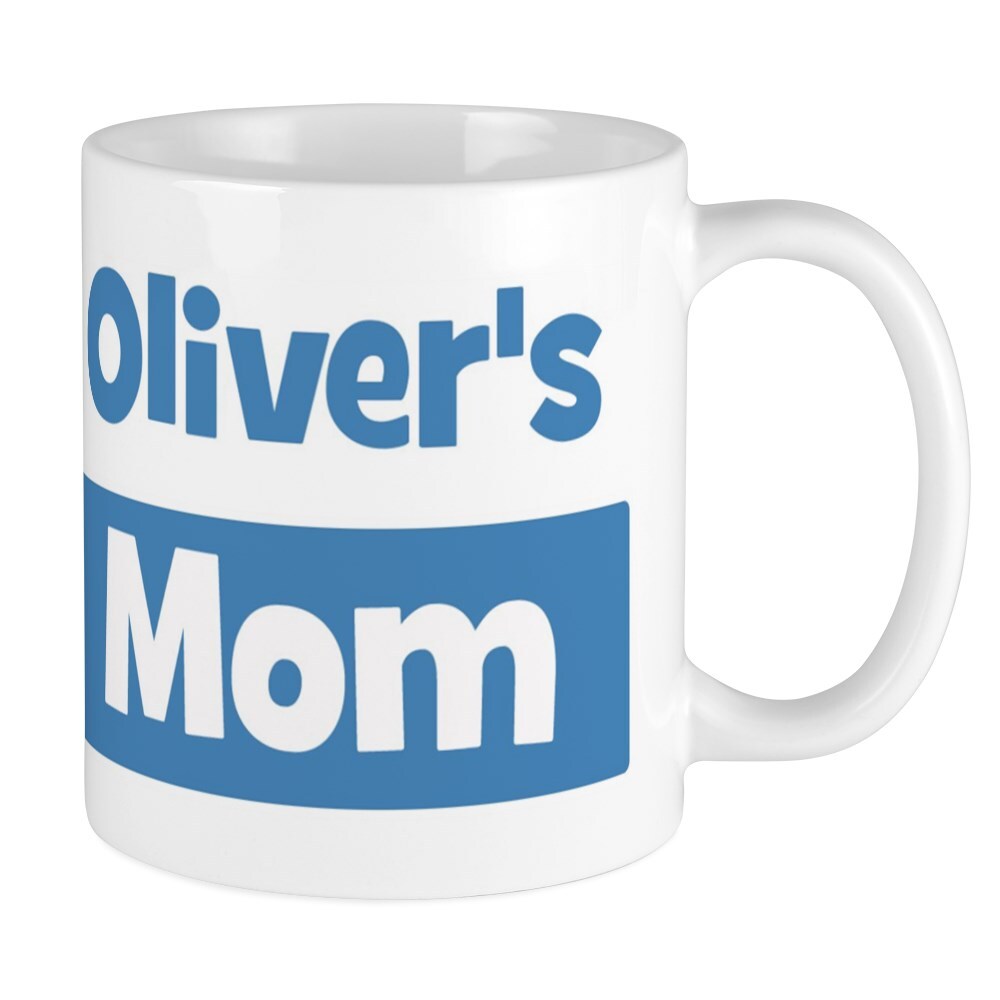 CafePress 11 oz Ceramic Mug for Oliver’s Mom, Design 380318938