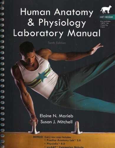 Human Anatomy & Physiology: - Spiral-bound, by Marieb Elaine N.; - Acceptable