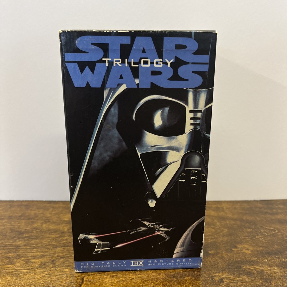 Star Wars Trilogy Fox Video 3 Tape VHS Box Set 1995