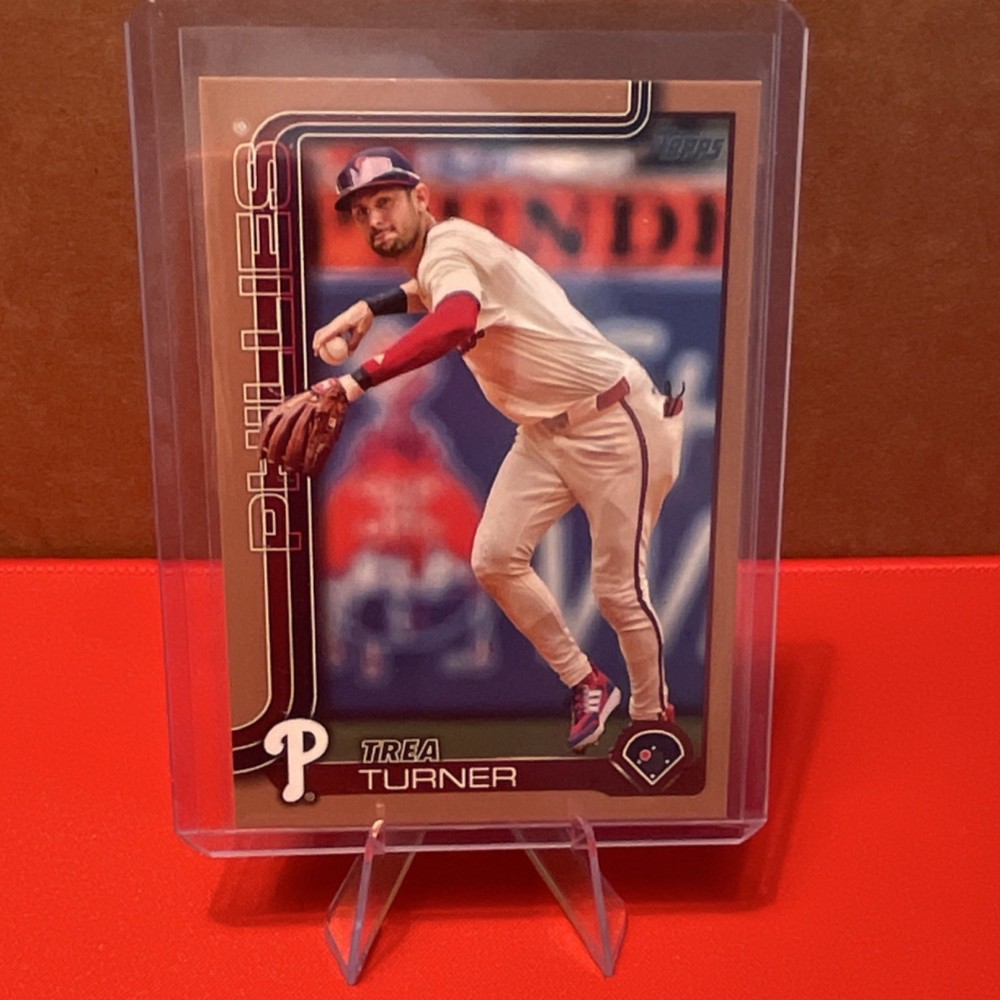 Topps 2025 Series 2 Trea Turner Base Set #450 Philadelphia Phillies
