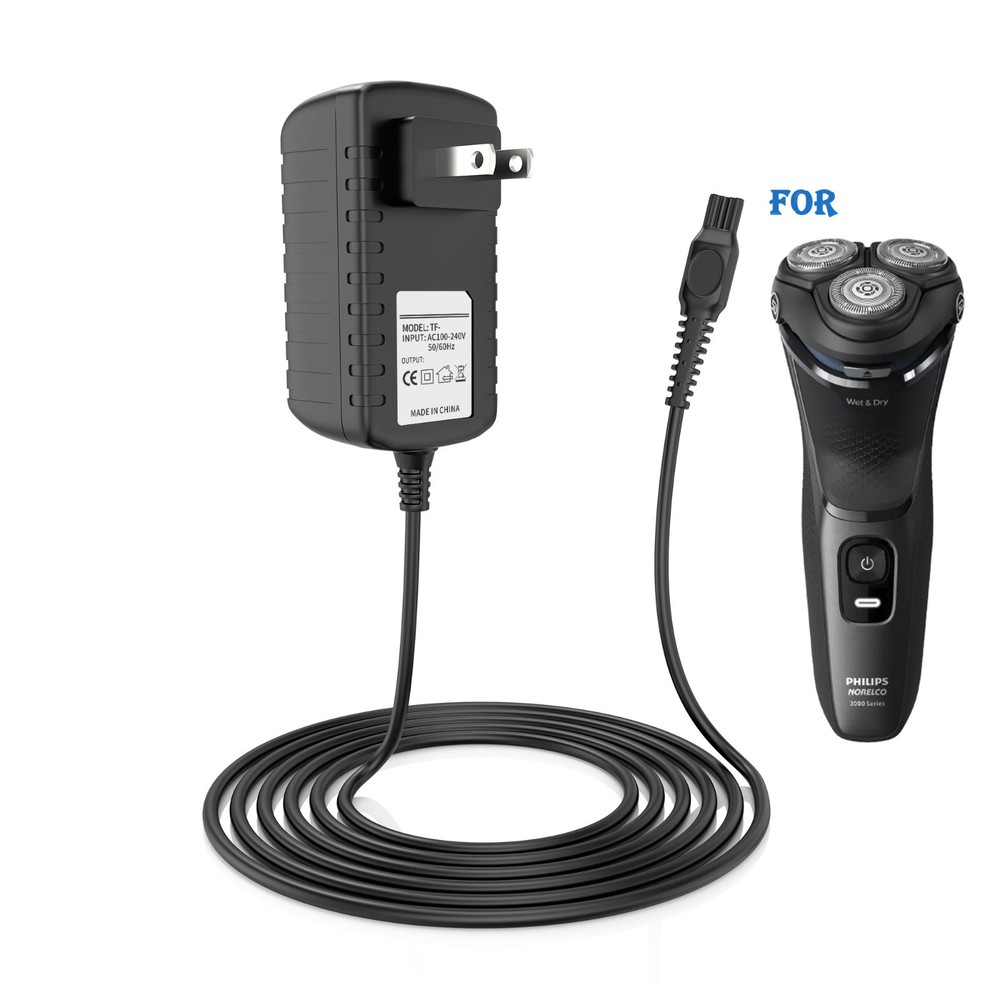 15V Charger For Philips Norelco HQ8505 Series 3000 5000 6000 7000 9000 Shaver