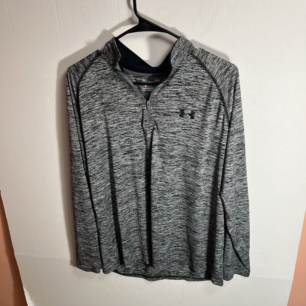 Under Armour Heat Gear Loose Quarter Zip Shirt Women’s Large Active Wear