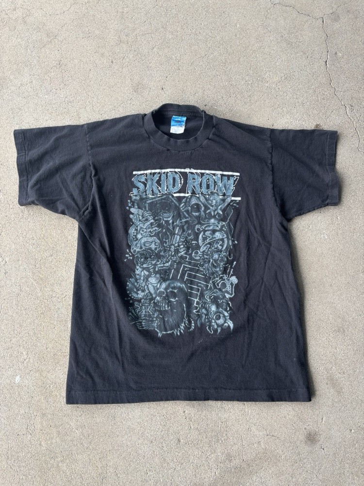 Skid Row Vintage T Shirt 1995 Subhuman Race Tour 90's Metal Rock Band Concert
