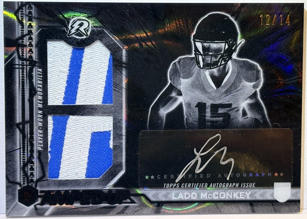 🔥⚡️🏈 2024 Resurgence LADD McCONKEY Electron Amped Up Patch Auto RC 12/14 ⚡️