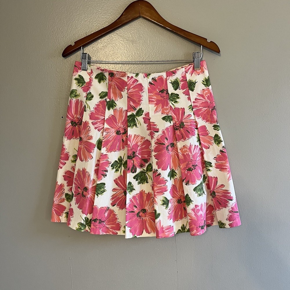 United Colors Of Benetton Women’s Floral Flower Colorful Pleated Skirt 40