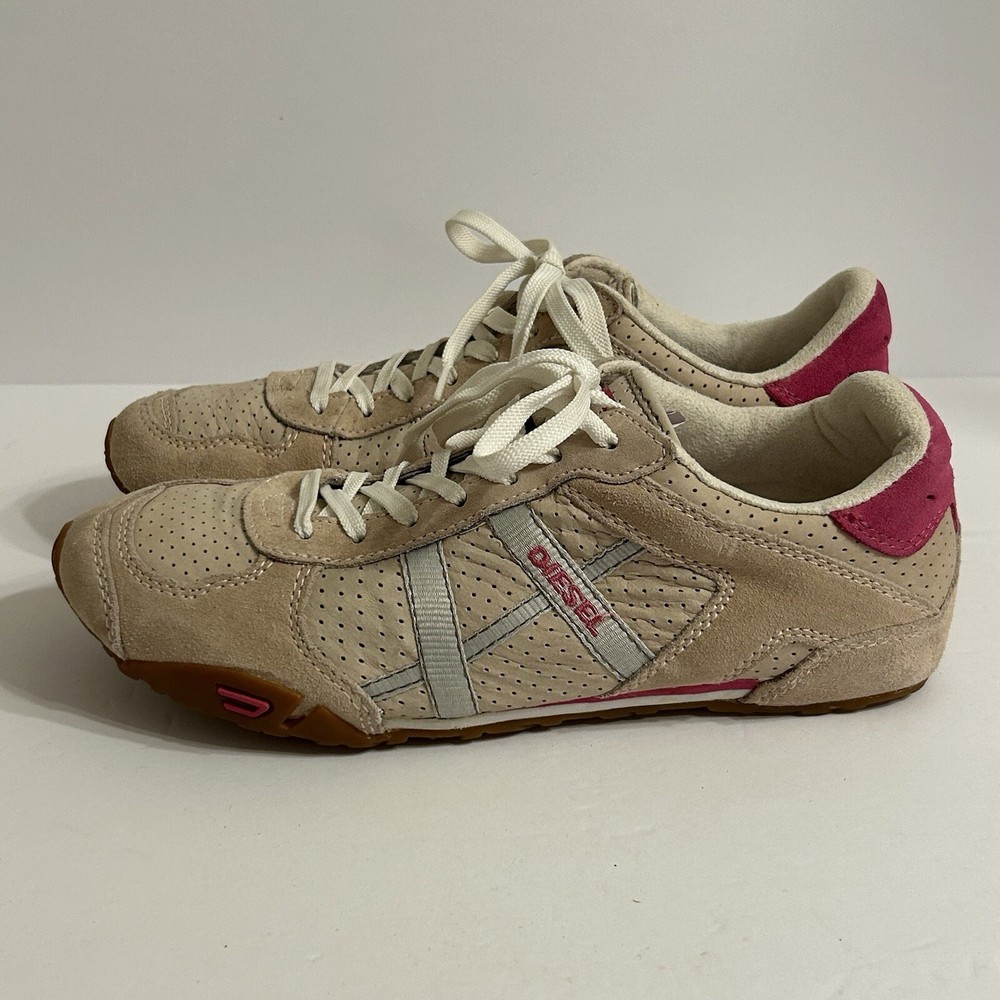 Diesel Pink Y2K Sneakers Trainers Vintage US 8.5