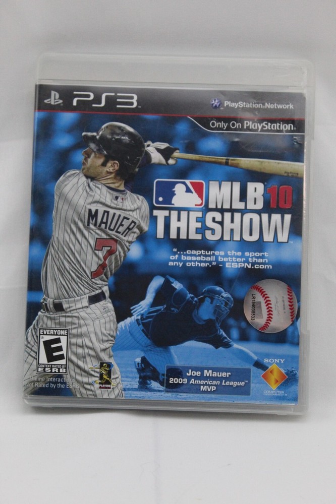 MLB 10: The Show PS3 (Sony PlayStation 3, 2010) Case And Disc ML366