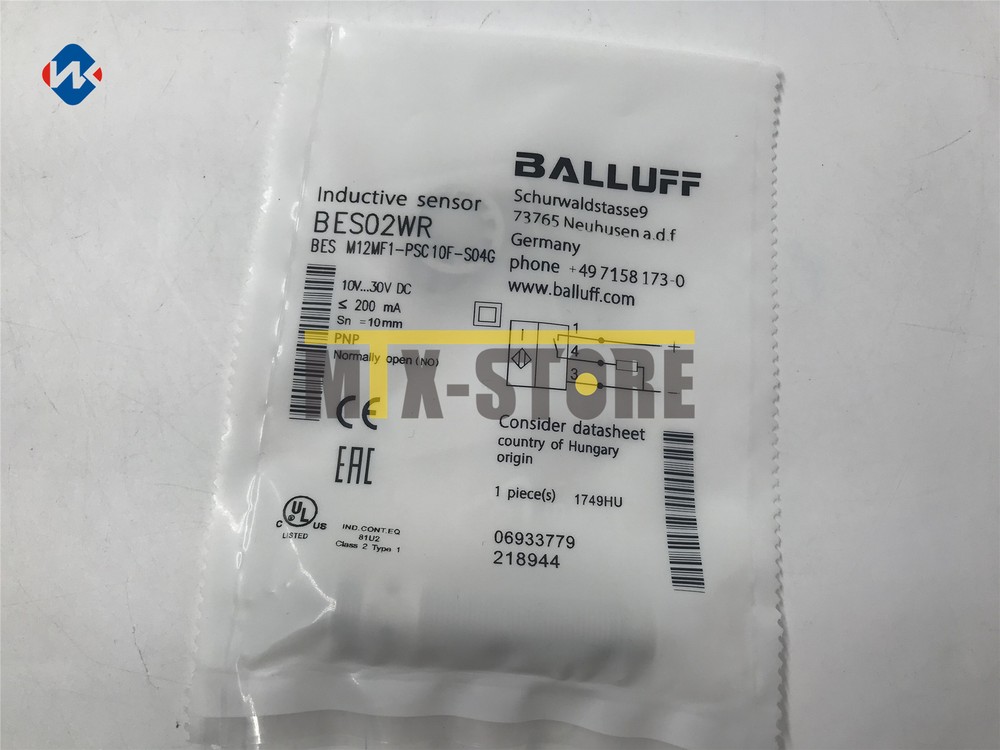 1PC Brand New BALLUFF BES M12MF1-PSC10F-S04G Sensor&Proximity Switch