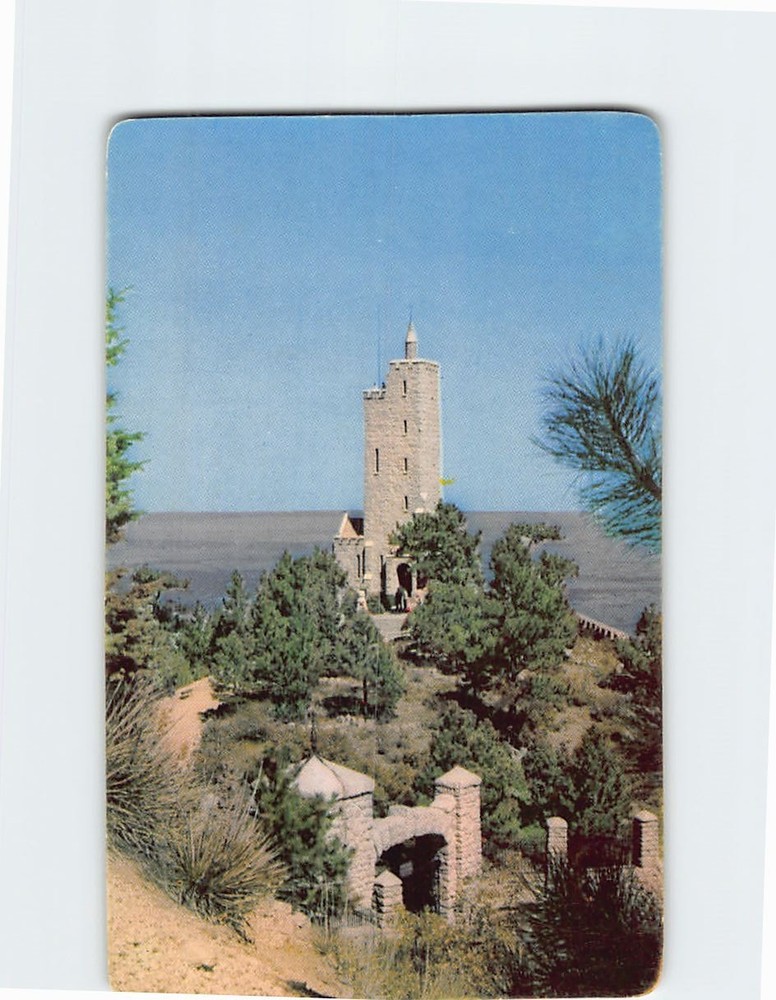 Postcard Will Rogers Memorial Colorado Springs Cheyenne Mountain USA America