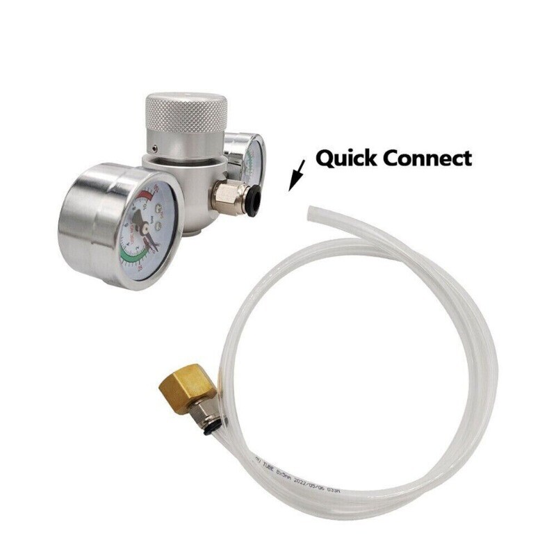 Kit de manguera de válvula reguladora de presión para cargadores de crema batida tanque de 615 g / 640 g EE. UU.