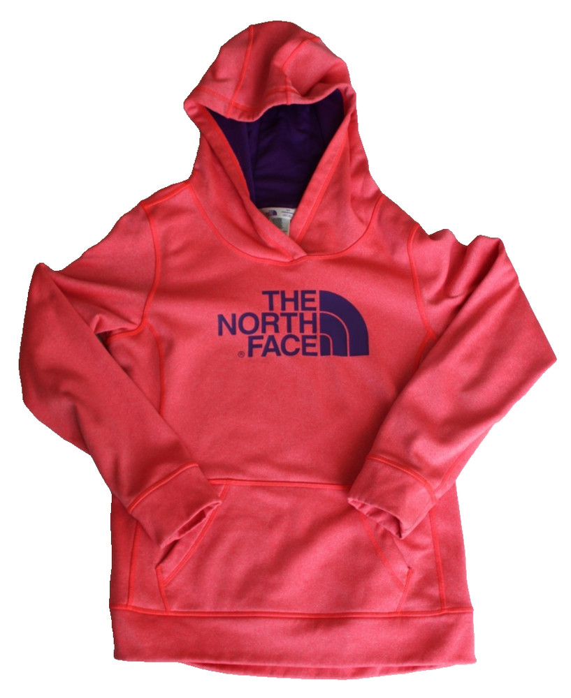 The North Face Women's Pullover Hoodie Size M Pink Purple Long Sleeve Activewear