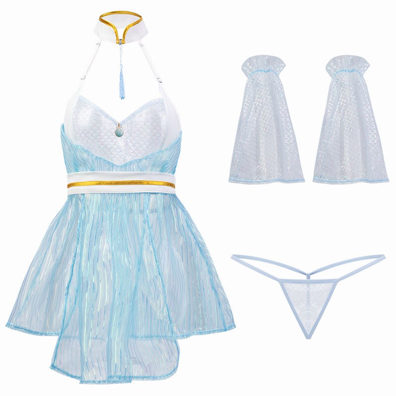 Women's Cosplay Costume Sleepwear Sexy Lingeries Dress Nightwear Dress Cute Girl